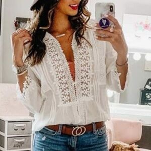 Cotton Lace Top